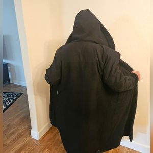 Ladies winter over coat..reversible large